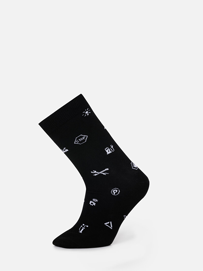 Afișați detalii pentru Șosete Negre Pentru Bărbați