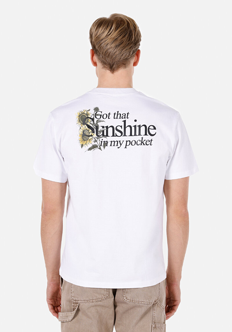 Afișați detalii pentru Tricou Cu Maneca Scurta De Barbati Alb Comfort Fit  Cl1072065