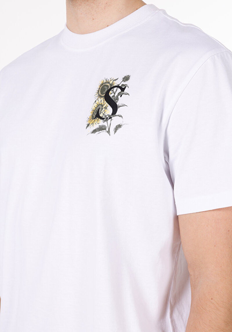 Imagine a Tricou Cu Maneca Scurta De Barbati Alb Comfort Fit Cl1072065