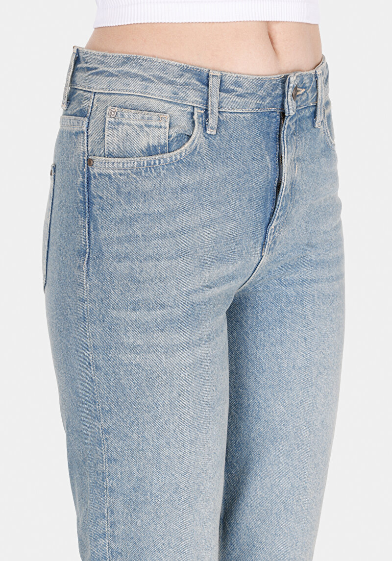 Afișați detalii pentru Pantaloni De Dama Denim Mom Fit 896  Maria Cl1072774