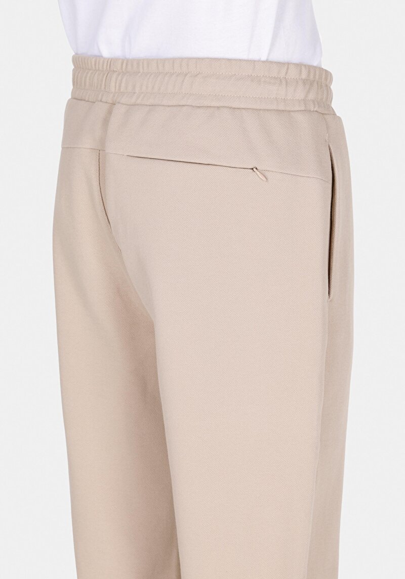 Afișați detalii pentru Pantaloni De Trening De Barbati Bej Slim Fit  Cl1073661