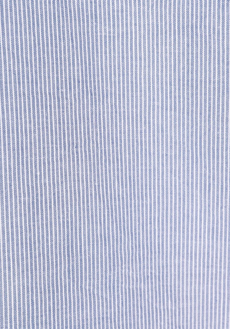 Afișați detalii pentru Cămașă Relaxată Cu Dungi Cămașă Albastră Cu Mânecă 3/4 Pentru Femei