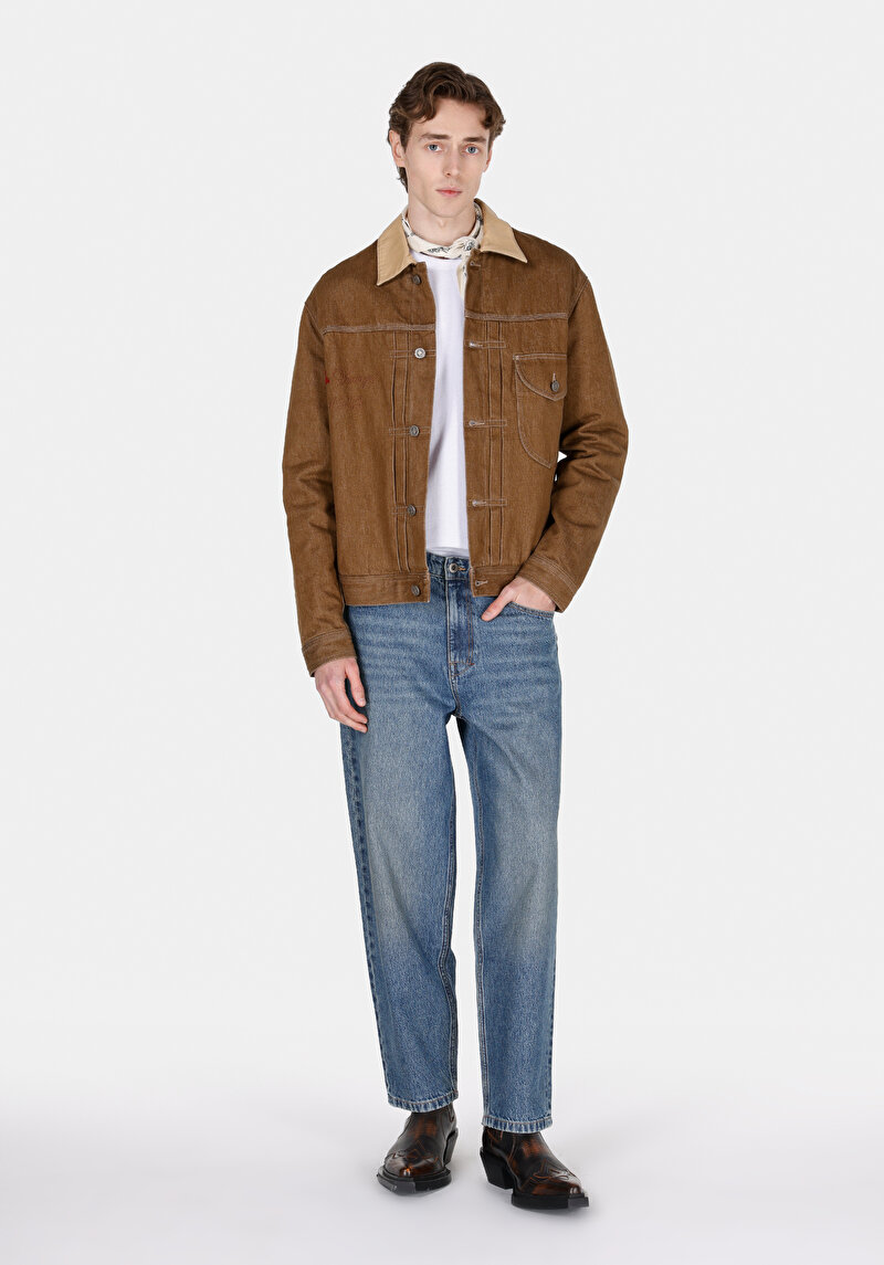 Imagine a Jachetă Maro Pentru Bărbați Regular Fit