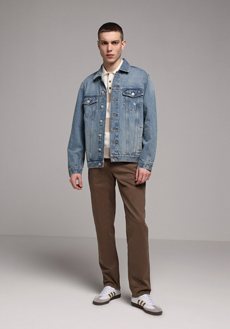 Imagine a Pantaloni De Barbati Maro Regular Fit Cl1049750