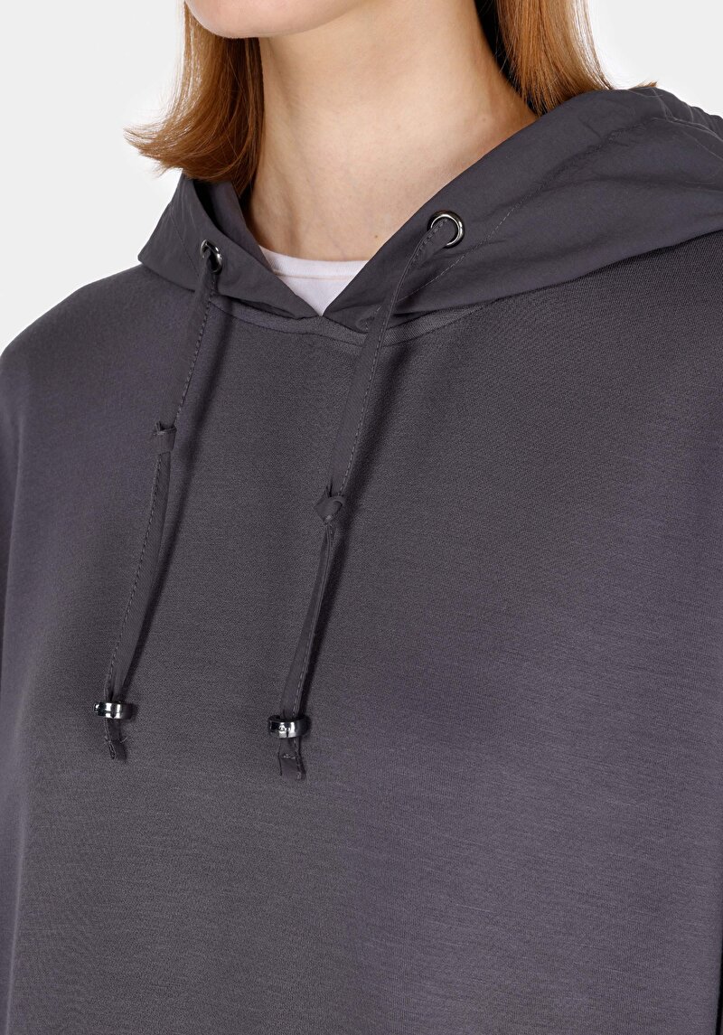 Afișați detalii pentru Hanorac / Bluza De Dama Antracit Regular Fit  Cl1071154