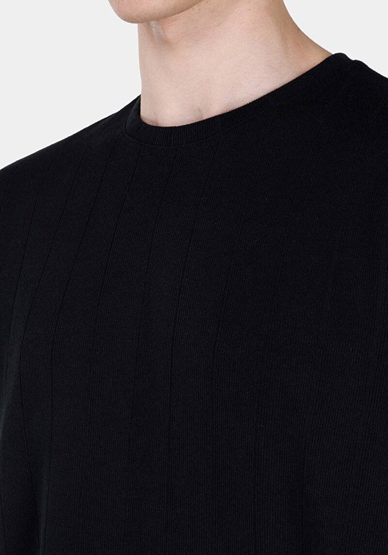 Imagine a Tricou Cu Maneca Scurta De Barbati Negru Regular Fit Cl1072064