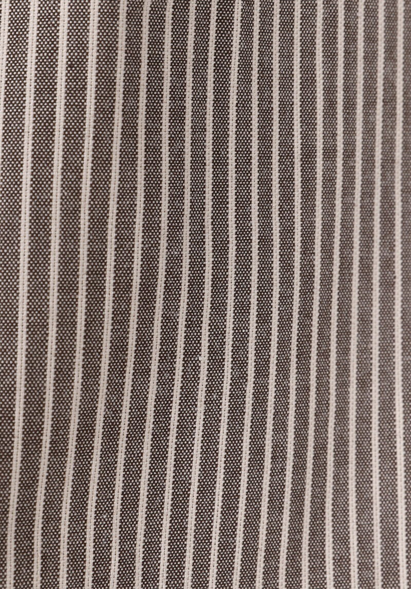 Afișați detalii pentru Drept Fit Talie Talie Larg Picior Maro Pentru Femei Pantaloni Maro