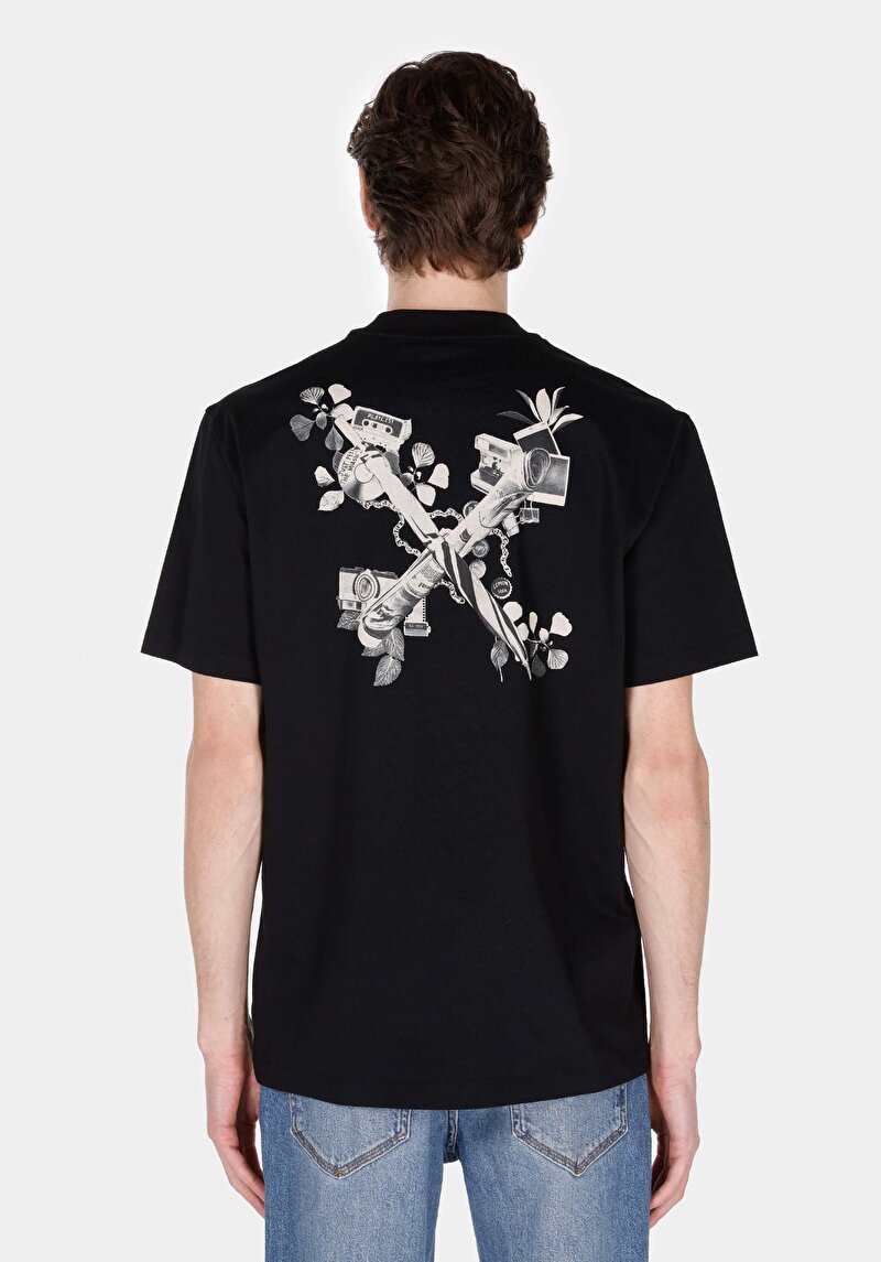 Afișați detalii pentru Tricou Cu Maneca Scurta De Barbati Negru Comfort Fit  Cl1072388