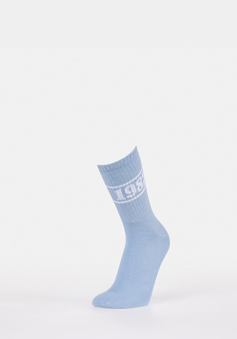 Imagine a Sosete De Dama Albastru Modern Fit  Cl1072402