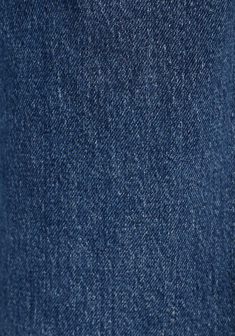 Afișați detalii pentru Slim Fit Mid Waist Straight Leg Blugi İndigo Pentru Femei