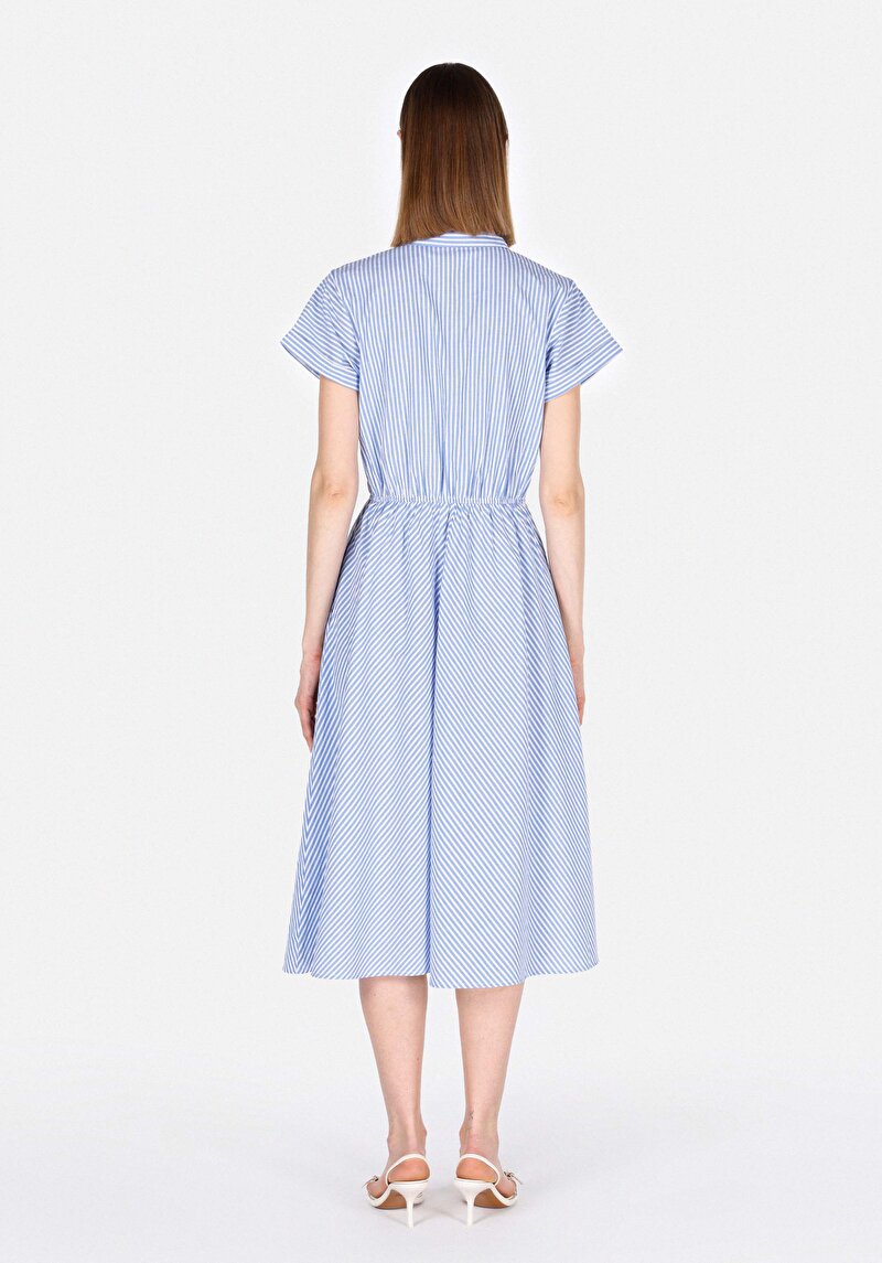 Imagine a Rochie Albastră Pentru Femei Regular Fit