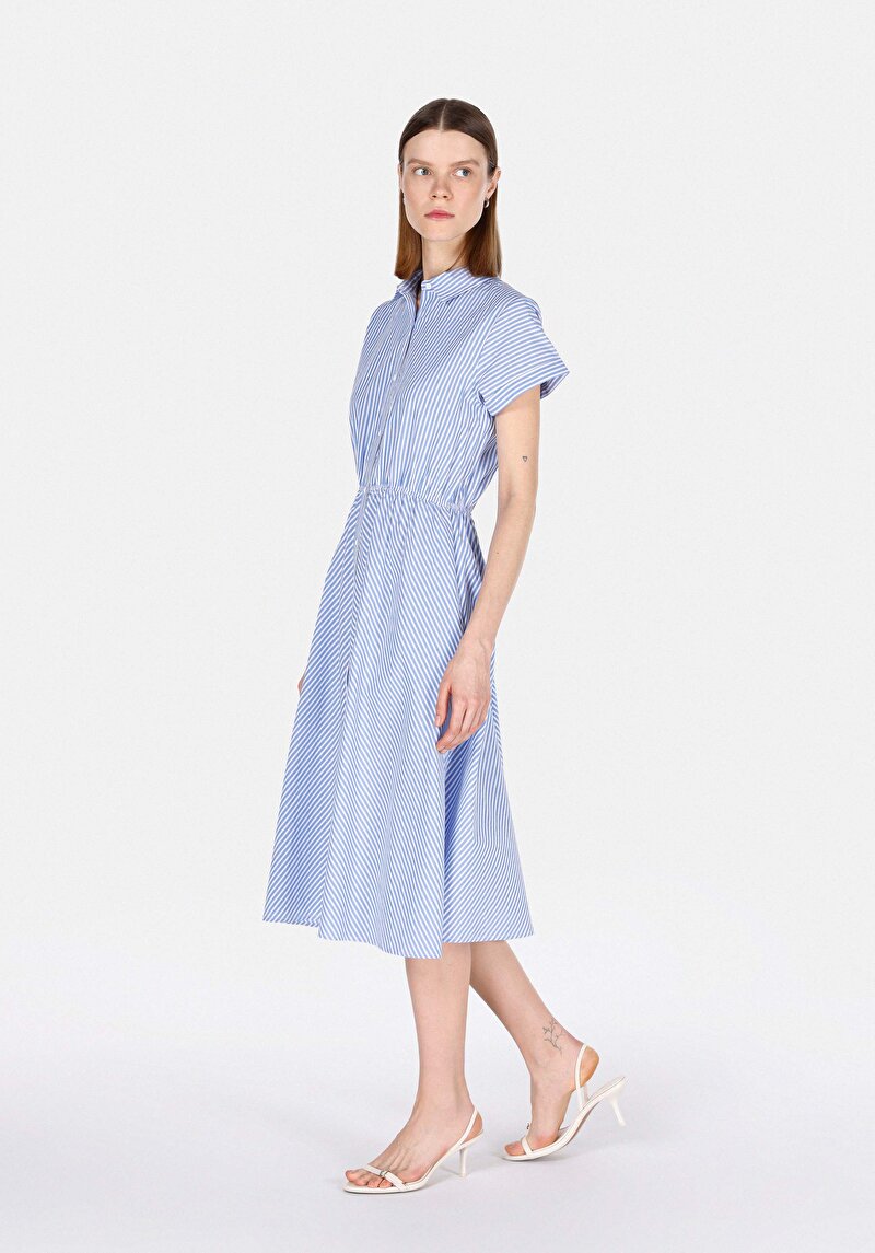 Imagine a Rochie Albastră Pentru Femei Regular Fit