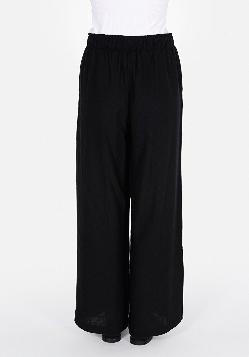 Imagine a Pantaloni De Dama Negru Regular Fit Cl1074805