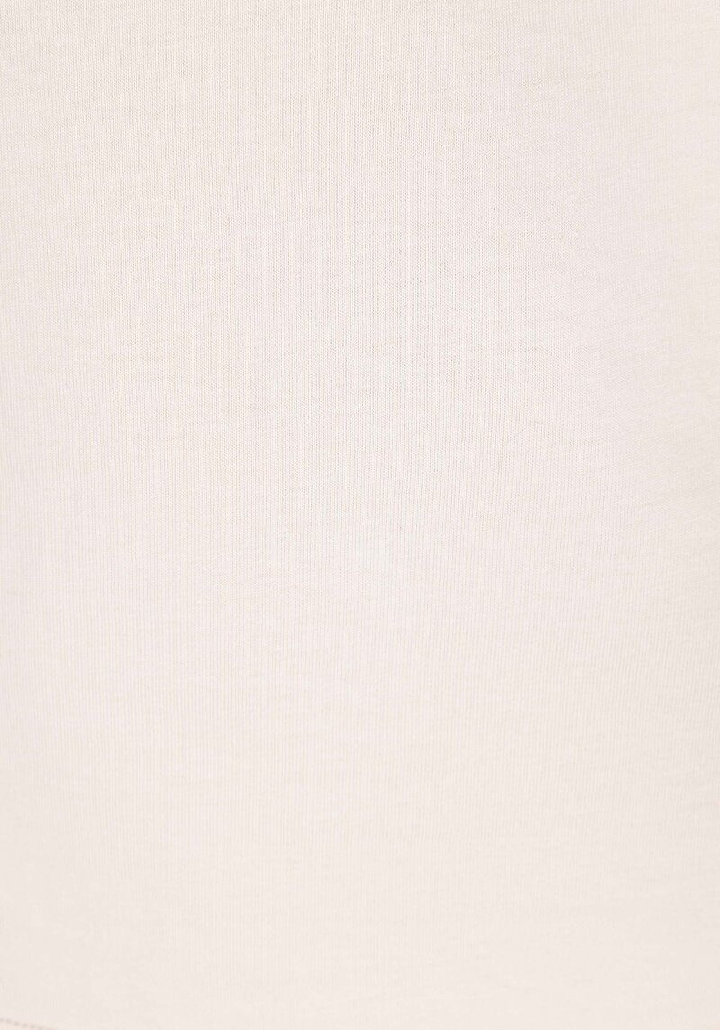 Imagine a Comfort Fit Round Neck Drept Bărbați Bej Tricou Cu Mânecă Scurtă