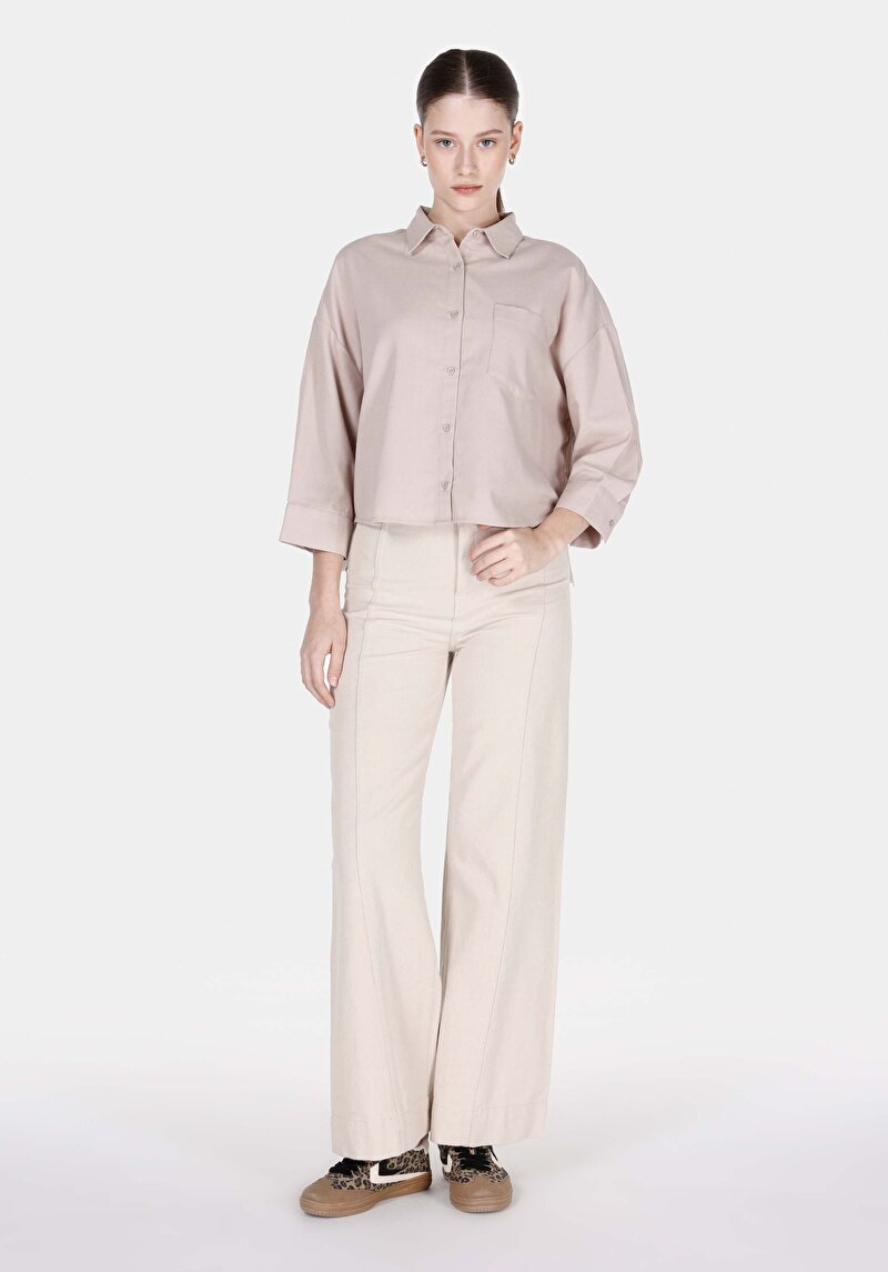 Imagine a Camasa Cu Maneca Lunga De Dama Vizon Regular Fit Cl1073326