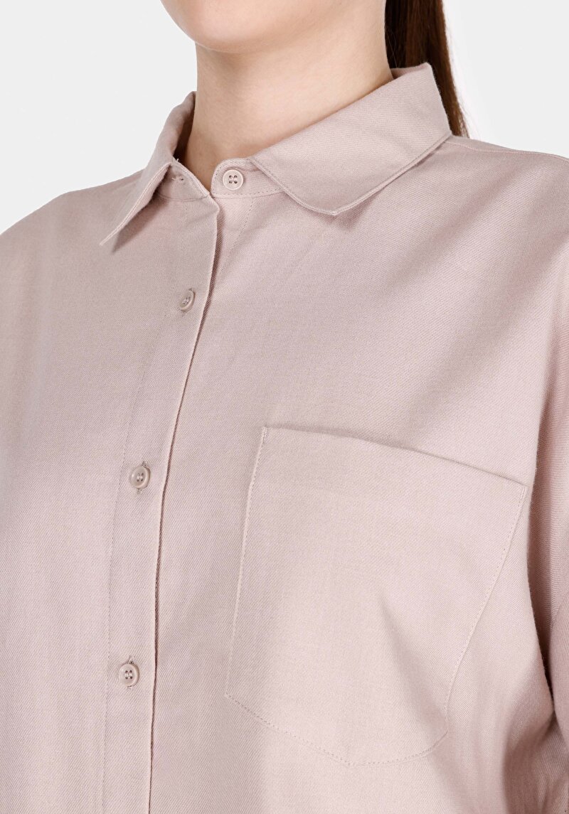 Imagine a Camasa Cu Maneca Lunga De Dama Vizon Regular Fit Cl1073326