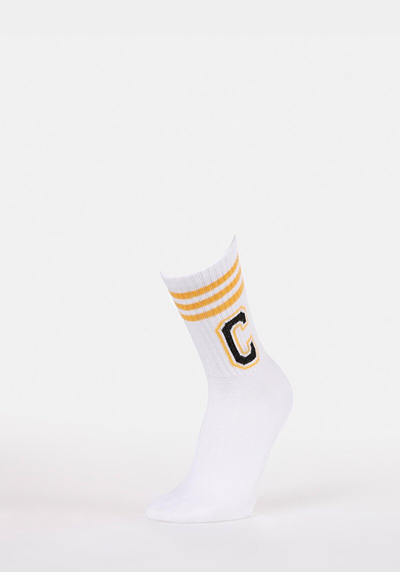 Imagine a Sosete De Dama Portocaliu Modern Fit  Cl1073604