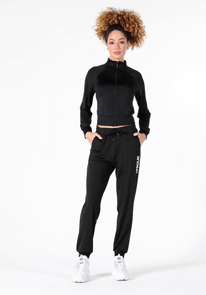 Imagine a Hanorac / Bluza De Dama Negru Regular Fit Cl1057333