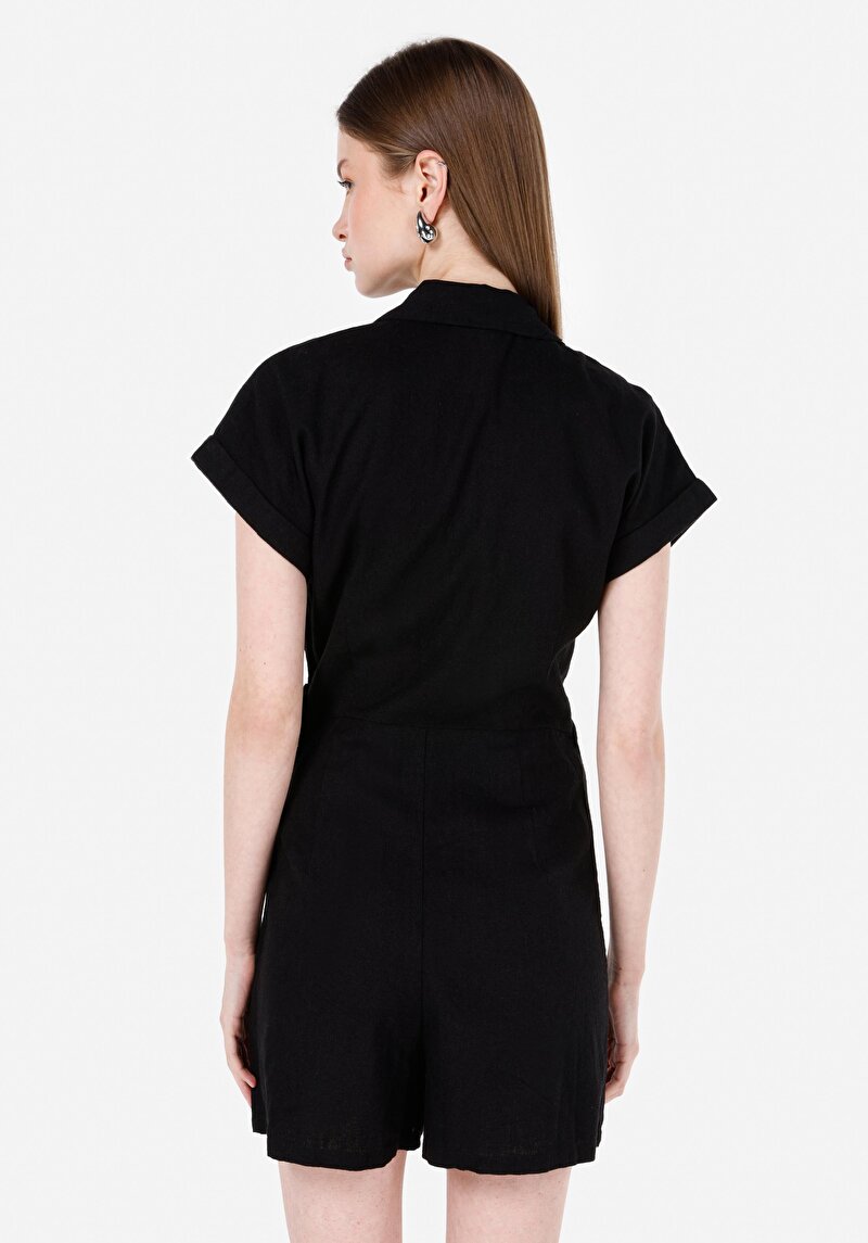 Imagine a Rochie Neagră Pentru Femei Regular Fit