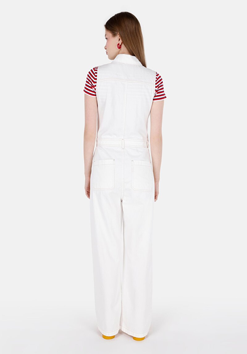 Afișați detalii pentru Blugi Albi Pentru Femei Regular Fit