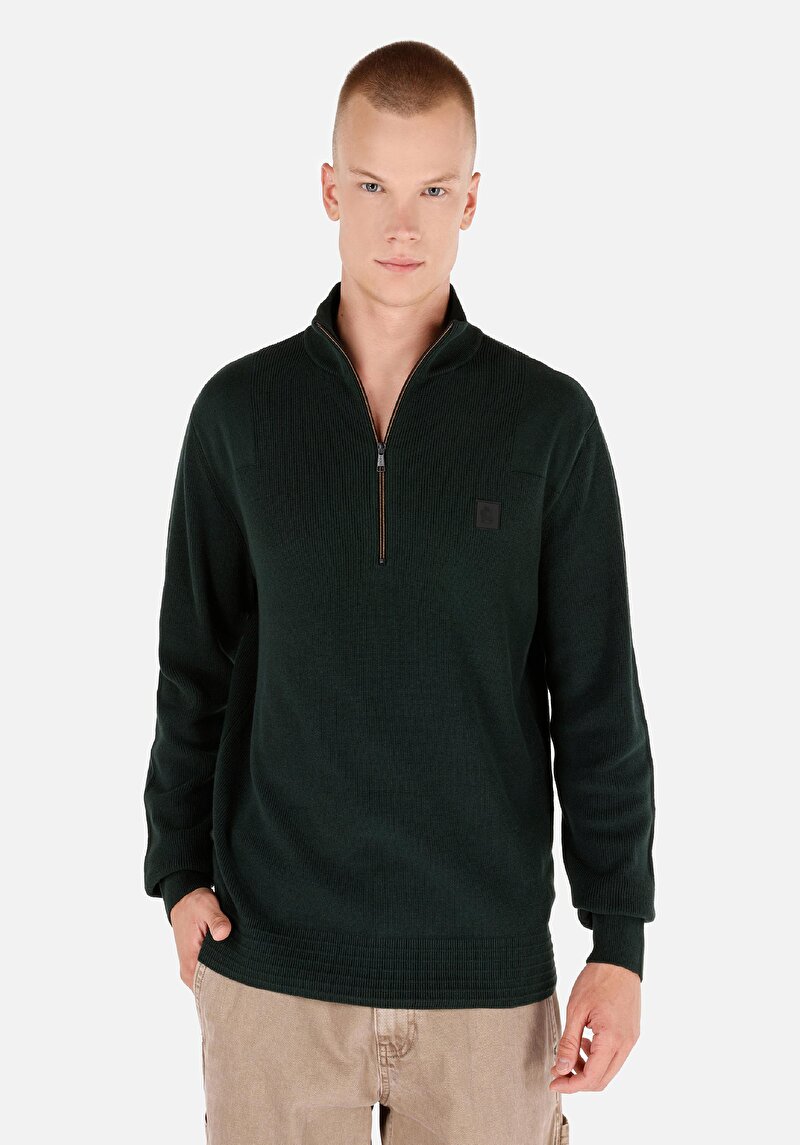 Imagine a Pulover De Barbati Verde Regular Fit  Cl1069884