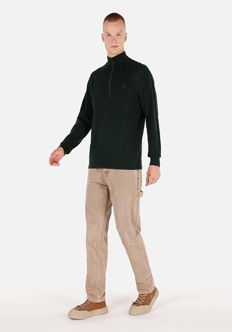 Imagine a Pulover De Barbati Verde Regular Fit Cl1069884