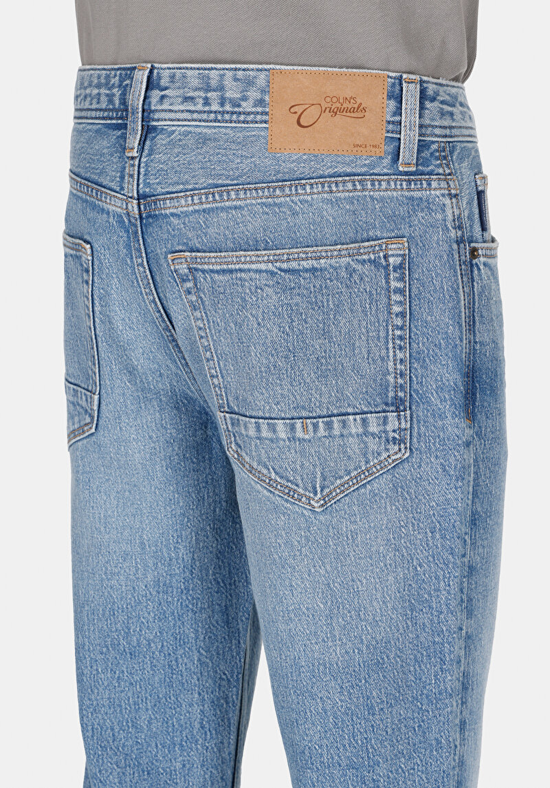 Afișați detalii pentru Blugi Din Denim Pentru Bărbați Regular Fit