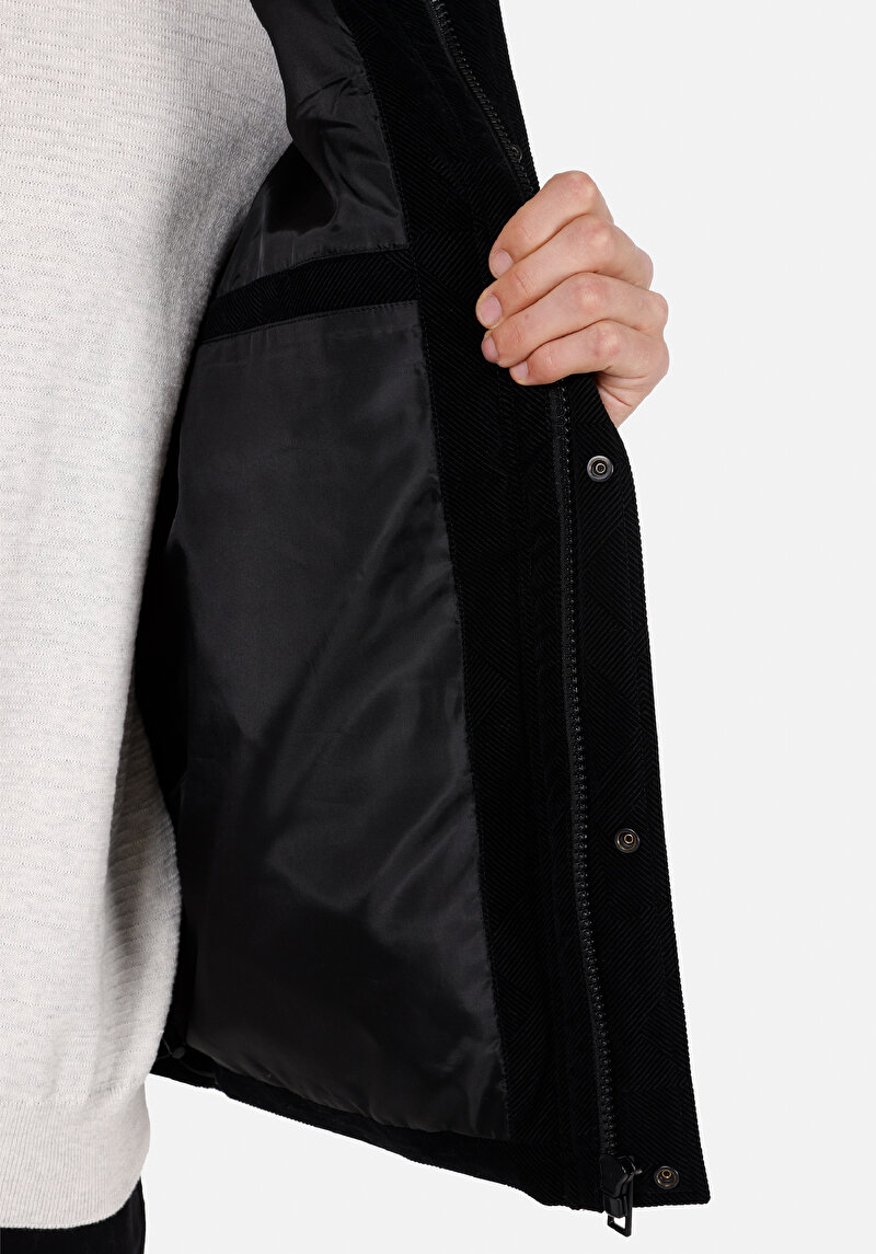 Afișați detalii pentru Vesta De Barbati Negru Regular Fit  Cl1072033