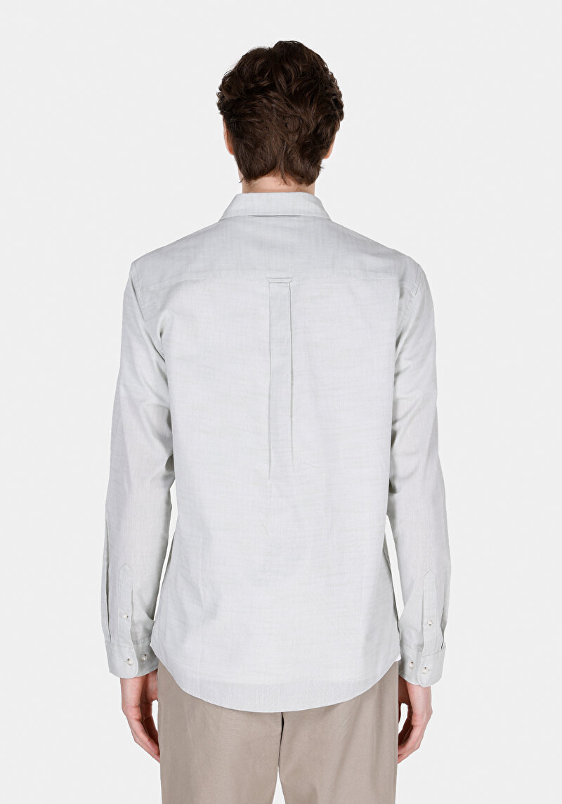 Afișați detalii pentru Camasa Cu Maneca Lunga De Barbati Verde Regular Fit  Cl1073846