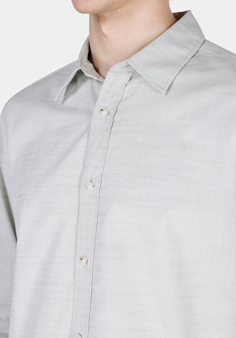 Afișați detalii pentru Camasa Cu Maneca Lunga De Barbati Verde Regular Fit  Cl1073846