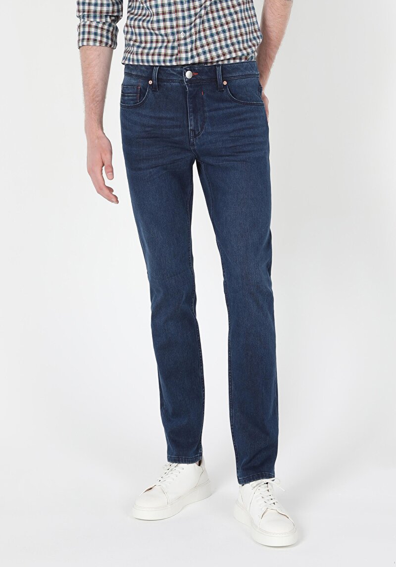 Afișați detalii pentru Pantaloni De Barbati Denim Straight Fit 044 Karl Cl1060737