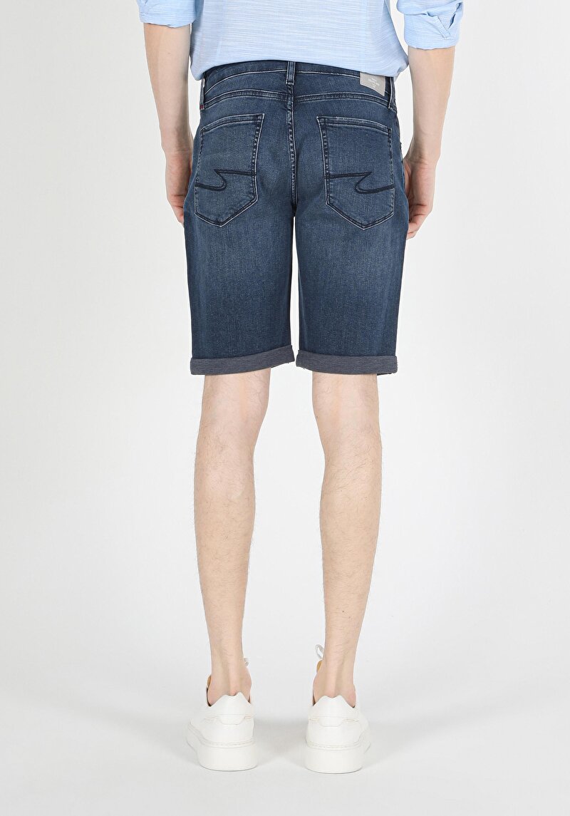 Afișați detalii pentru Short / Pantaloni Scurti De Barbati Denim Straight Fit 044 Karl Cl1059344