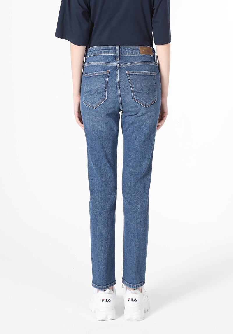 Afișați detalii pentru Pantaloni De Dama Denim Slim Fit 703 Carla Cl1060817