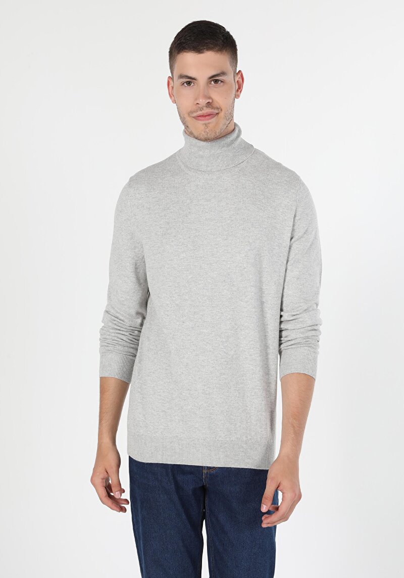 Imagine a Pulover De Barbati Piatră Slim Fit  Cl1023624