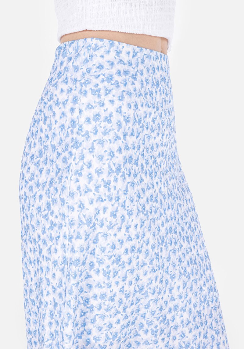 Afișați detalii pentru Fusta Midi Fusta Albastra Pentru Femei