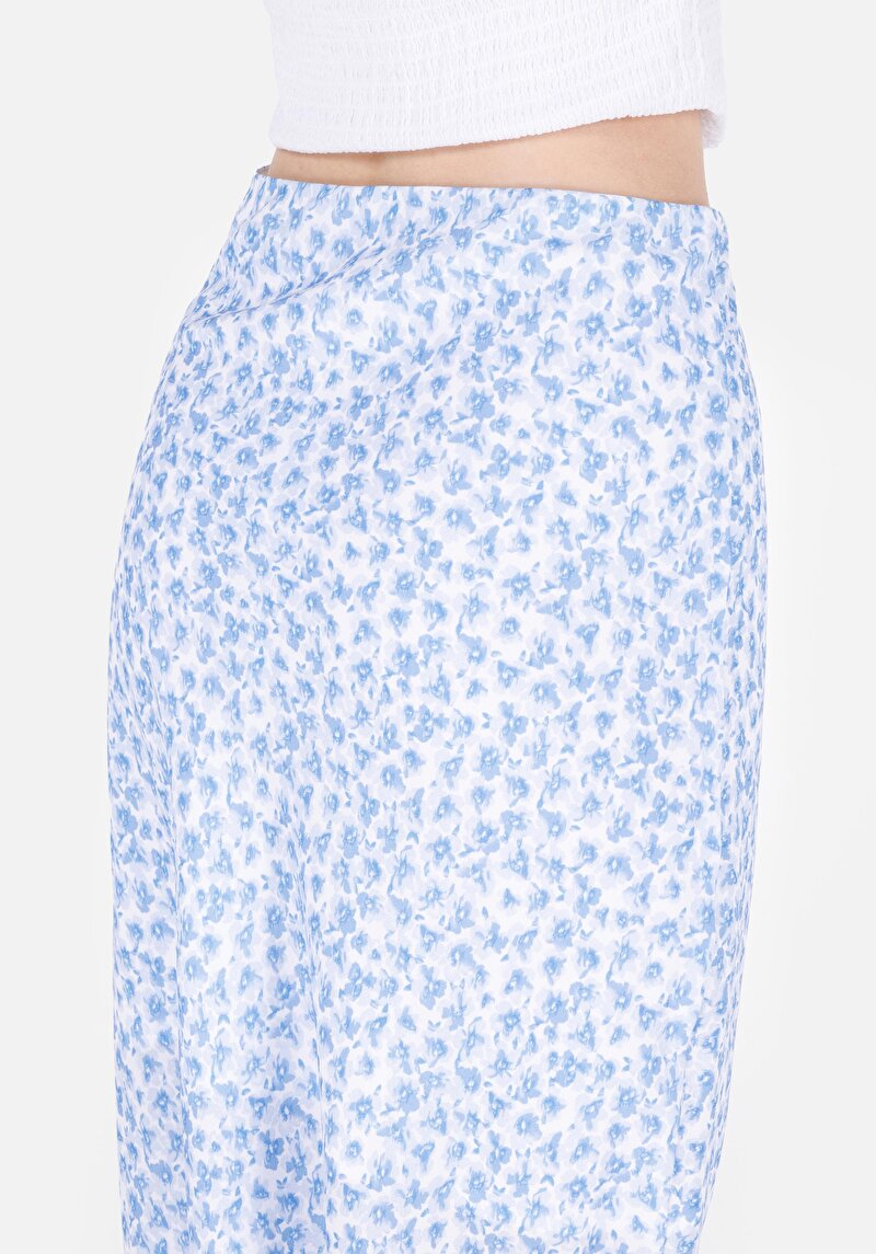 Afișați detalii pentru Fusta Midi Fusta Albastra Pentru Femei