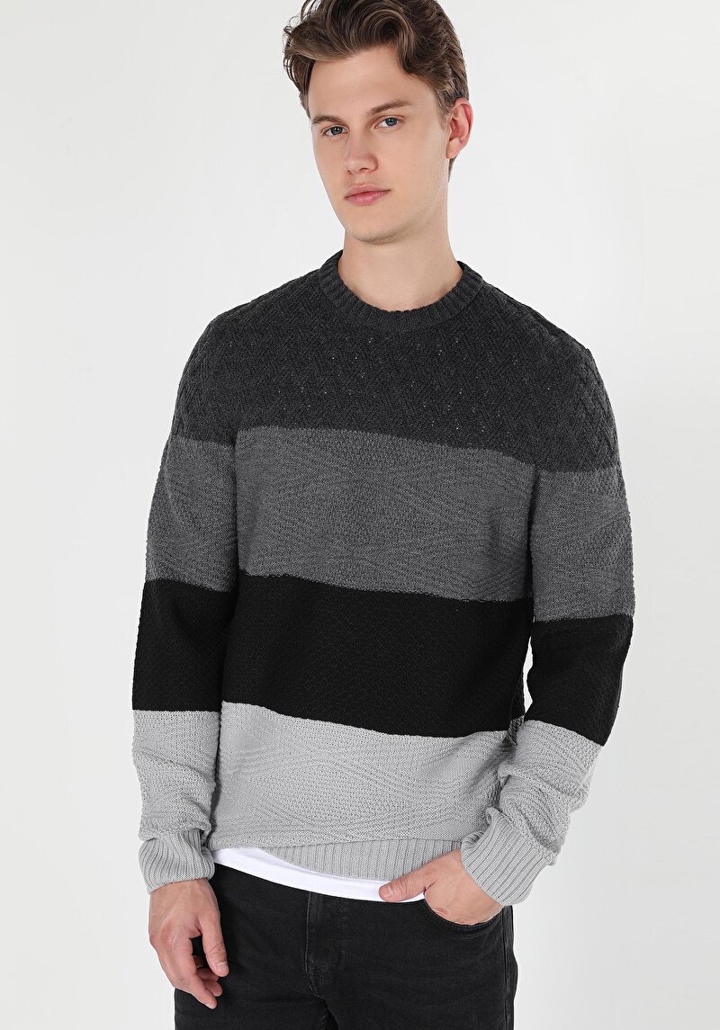 Imagine a Pulover De Barbati Antracit   Cl1060880