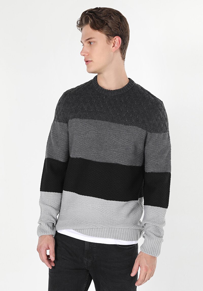 Afișați detalii pentru Pulover De Barbati Antracit   Cl1060880