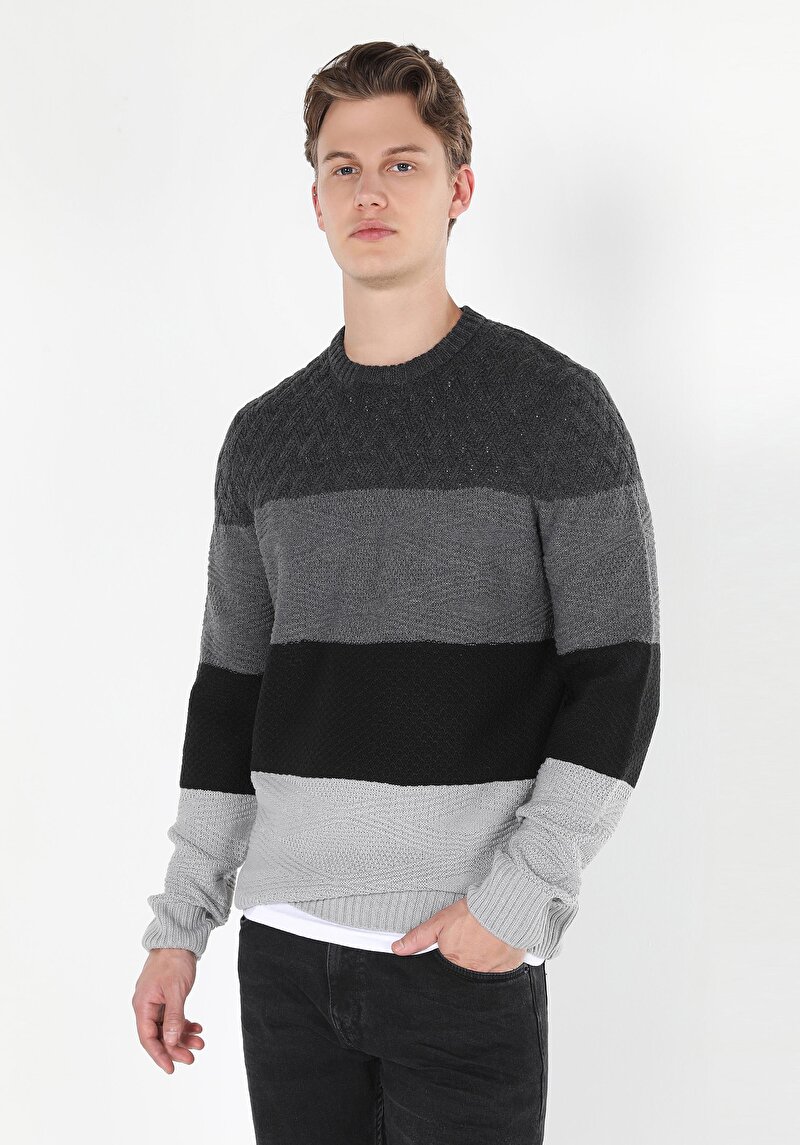 Imagine a Pulover De Barbati Antracit Cl1060880