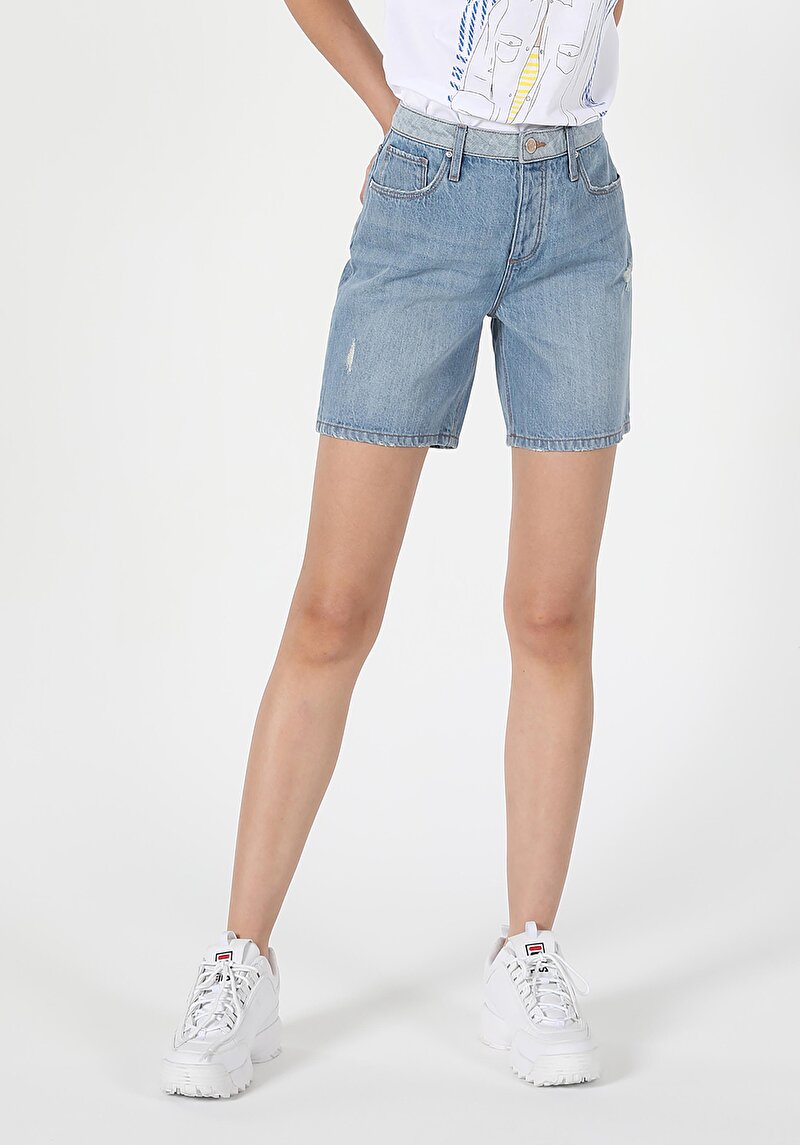 Imagine a Short / Pantaloni Scurti De Dama Denim Regular Fit  Cl1059395