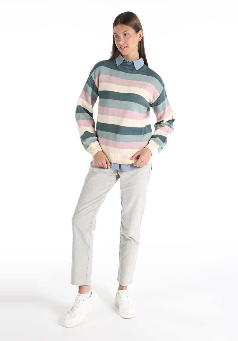 Afișați detalii pentru Pulover De Dama Multicolor Regular Fit  Cl1065284