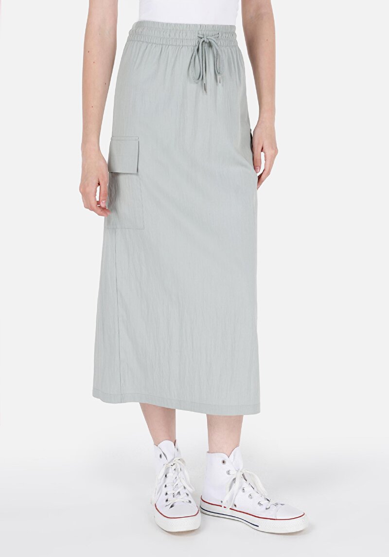 Imagine a Fusta De Dama Verde Midi Cl1068946