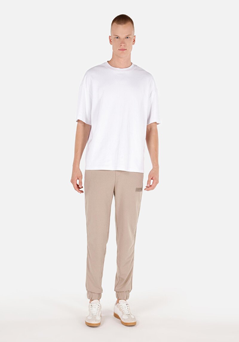 Imagine a Pantaloni De Trening De Barbati Bej Slim Fit  Cl1070159