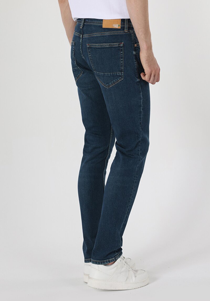 Imagine a Pantaloni De Barbati Albastru Straight Fit 044 Karl Cl1062406