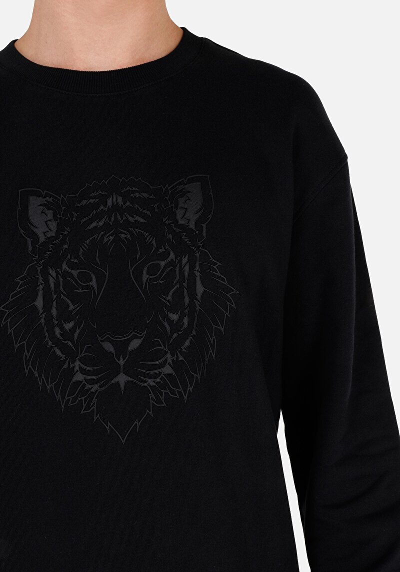 Afișați detalii pentru Hanorac / Bluza De Barbati Negru Comfort Fit  Cl1070163