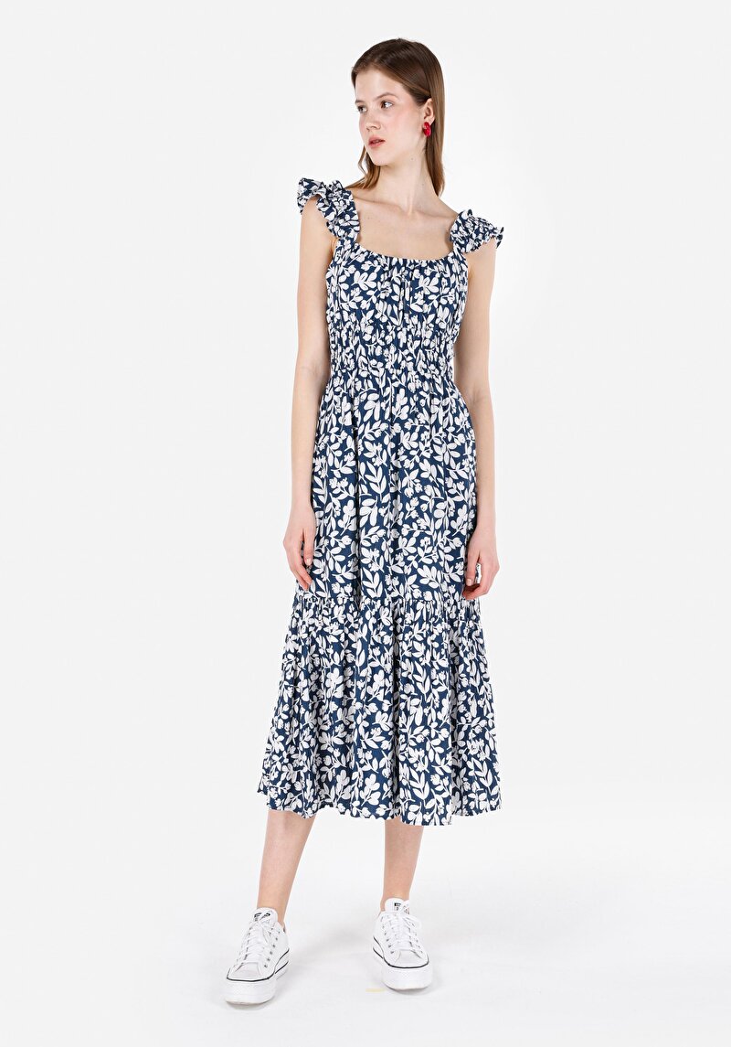 Imagine a Rochie De Dama Albastru Marin Regular Fit  Cl1068981