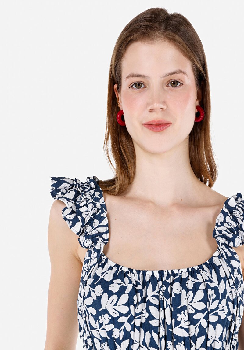 Imagine a Rochie De Dama Albastru Marin Regular Fit Cl1068981