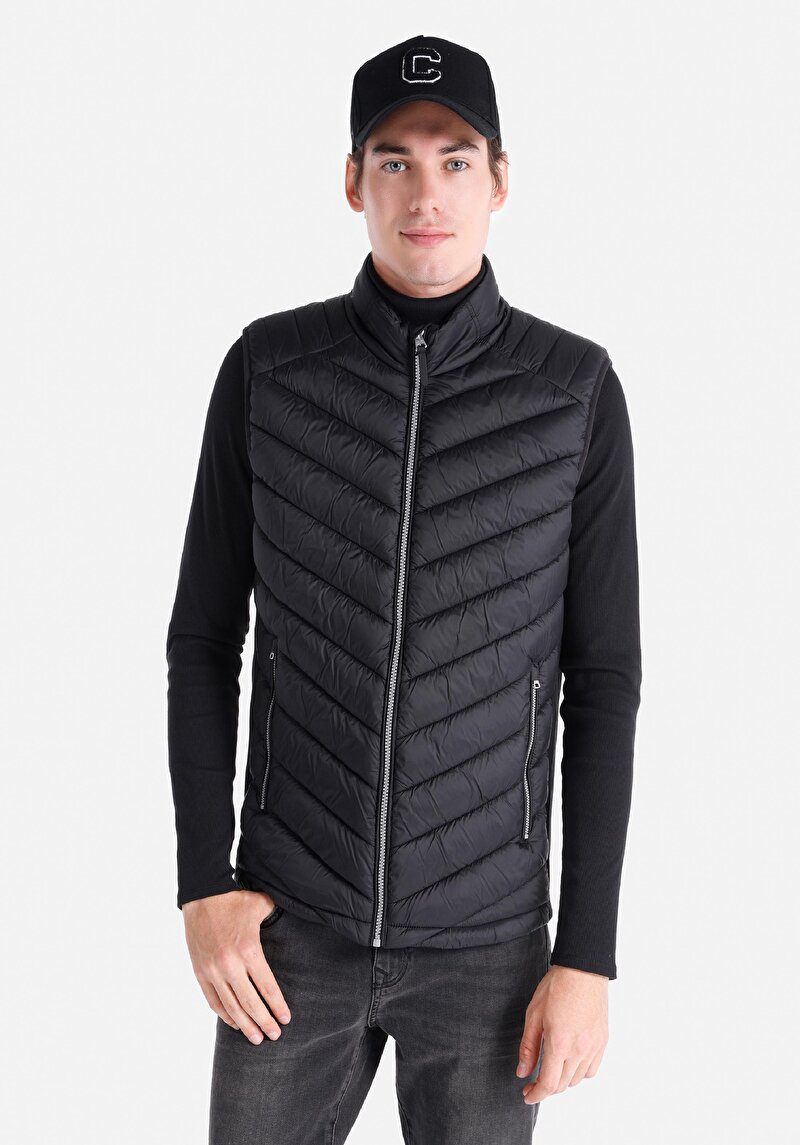 Imagine a Vesta De Barbati Negru Slim Fit  Cl1045390