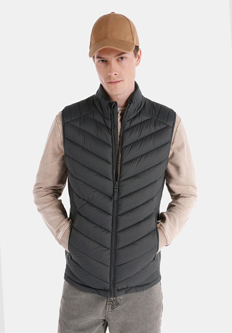 Imagine a Vesta De Barbati Verde Slim Fit  Cl1045390