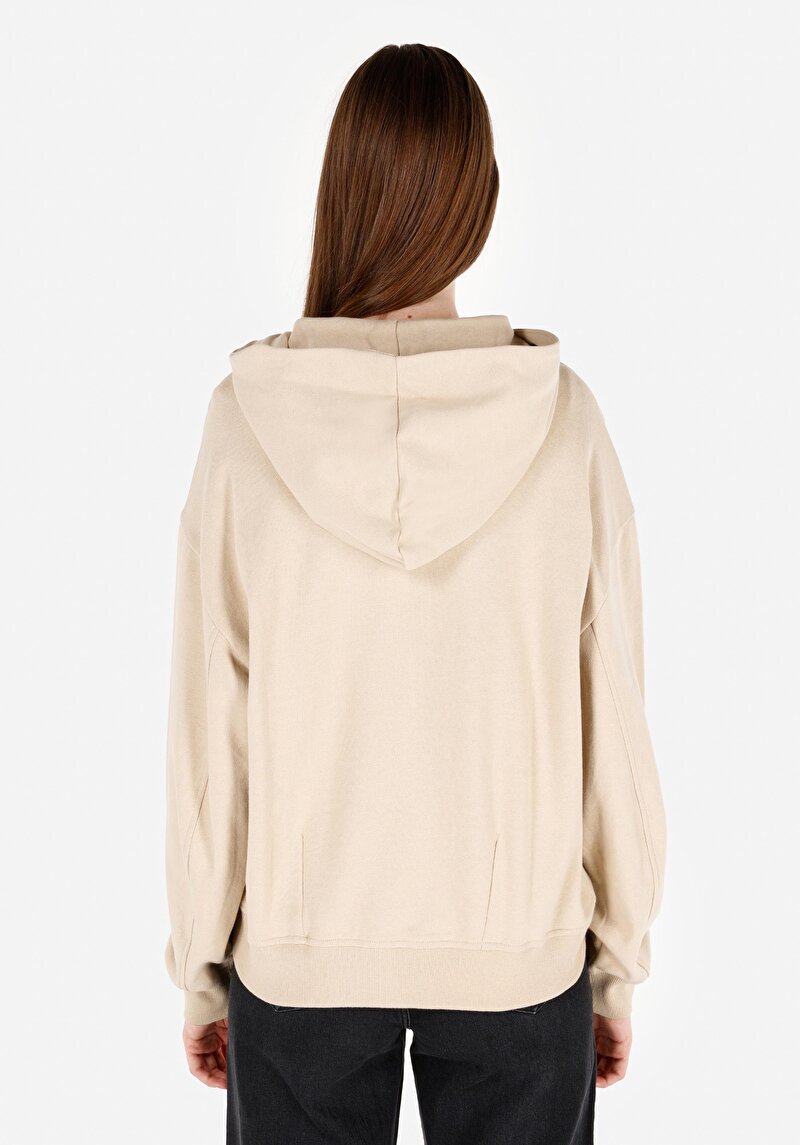 Afișați detalii pentru Hanorac / Bluza De Dama Bej Regular Fit  Cl1070187